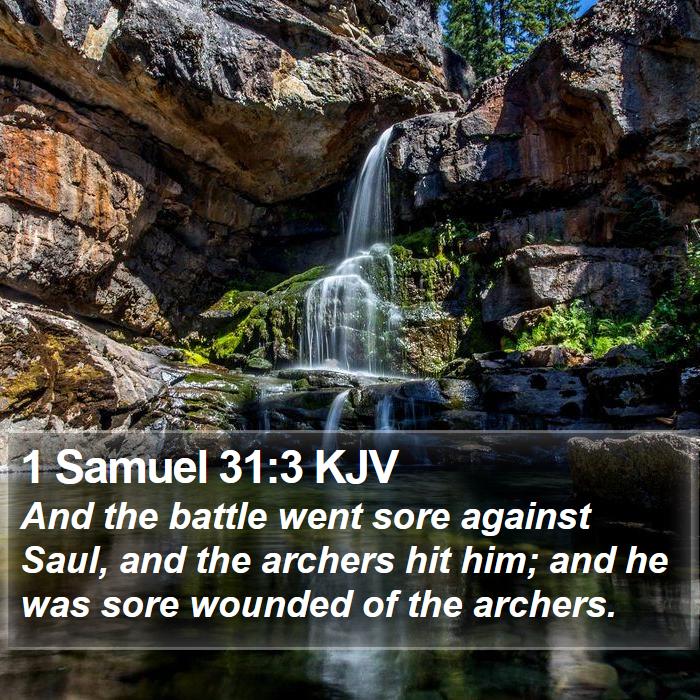 1 Samuel 31:3 KJV Bible Study