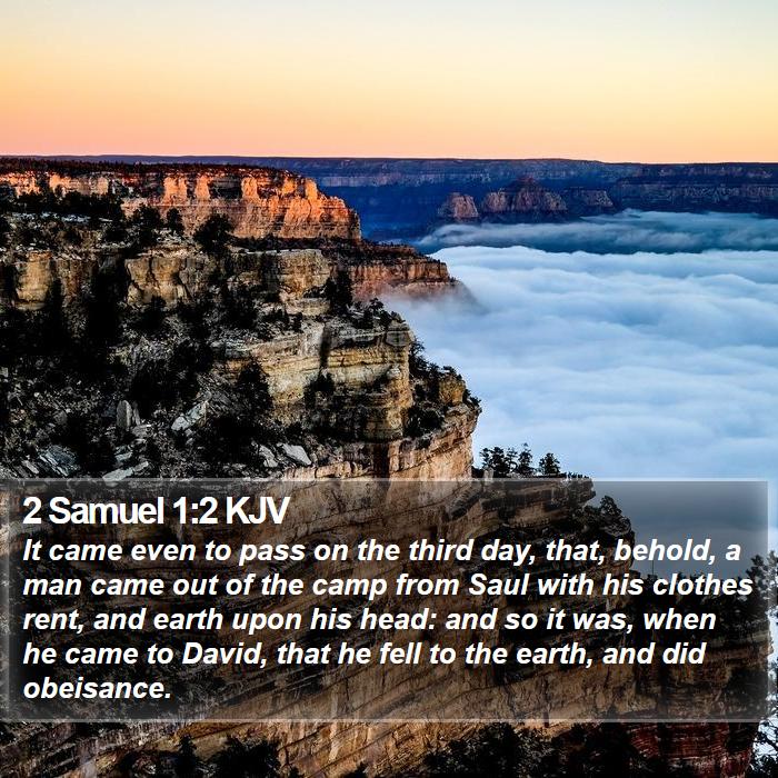 2 Samuel 1:2 KJV Bible Study