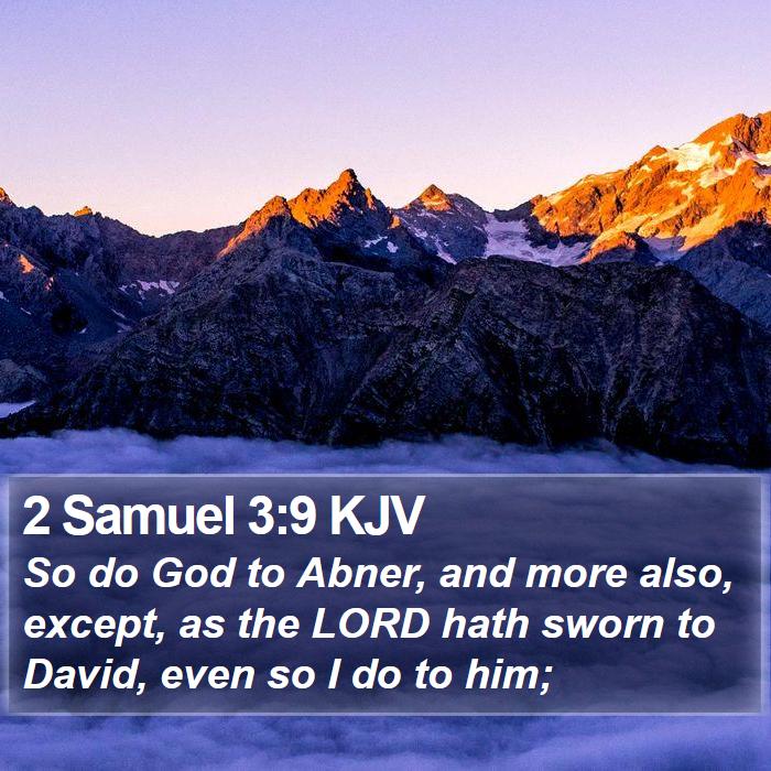 2 Samuel 3:9 KJV Bible Study