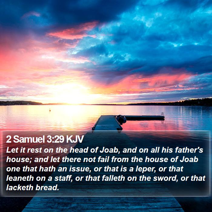 2 Samuel 3:29 KJV Bible Study