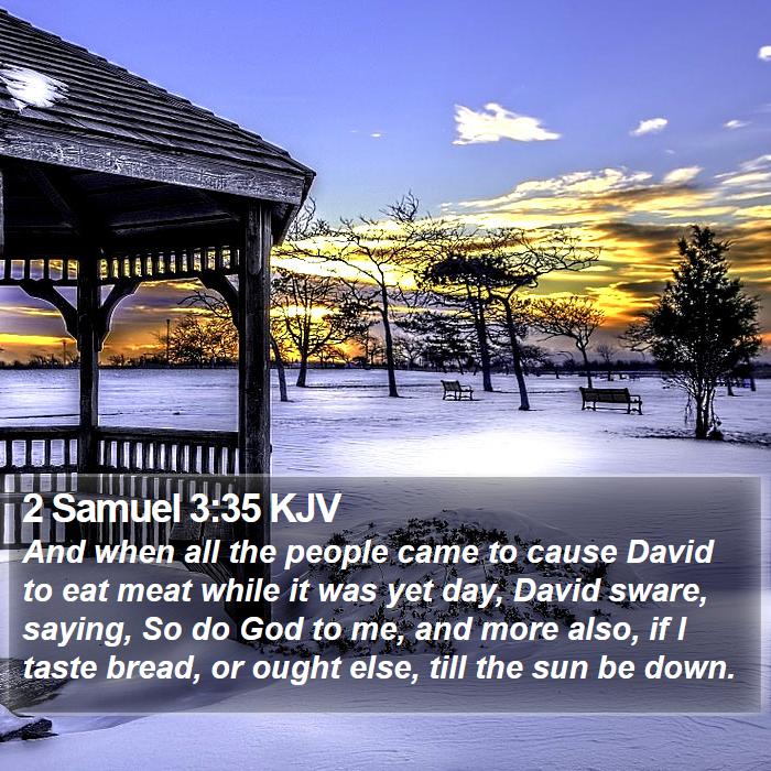 2 Samuel 3:35 KJV Bible Study