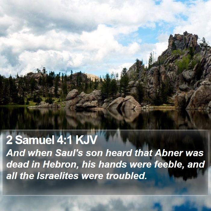 2 Samuel 4:1 KJV Bible Study