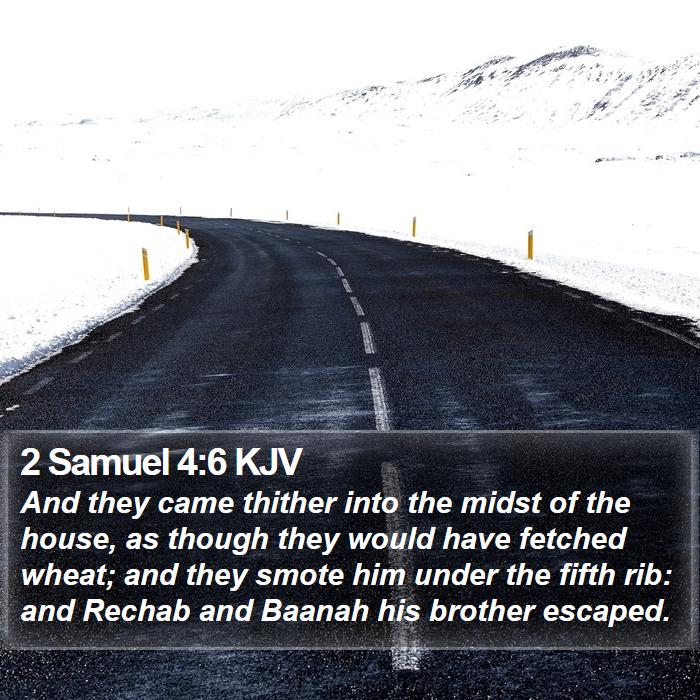 2 Samuel 4:6 KJV Bible Study