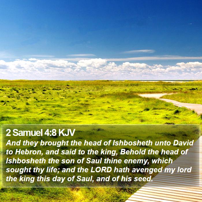 2 Samuel 4:8 KJV Bible Study