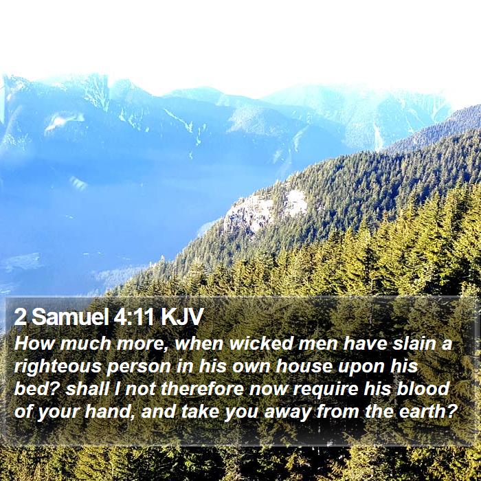 2 Samuel 4:11 KJV Bible Study