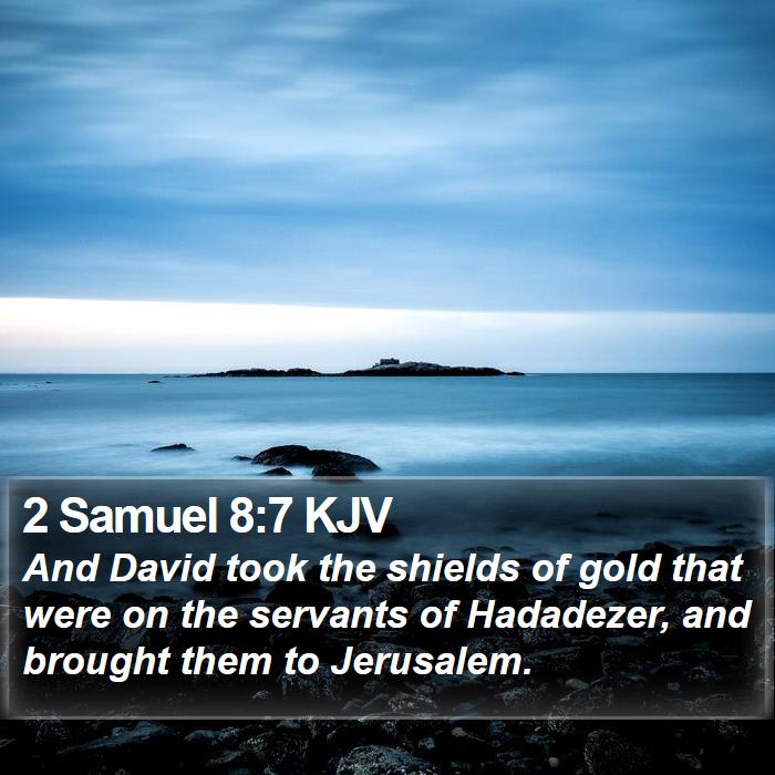 2 Samuel 8:7 KJV Bible Study