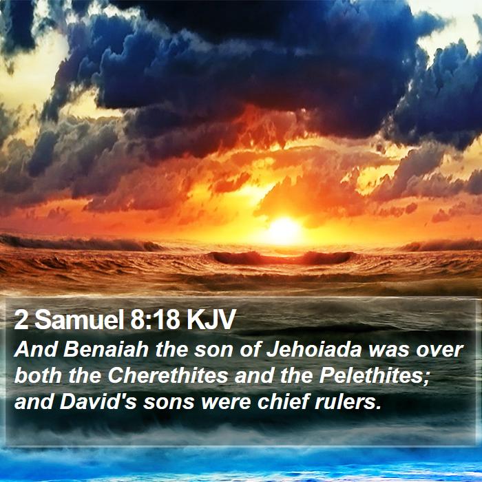 2 Samuel 8:18 KJV Bible Study