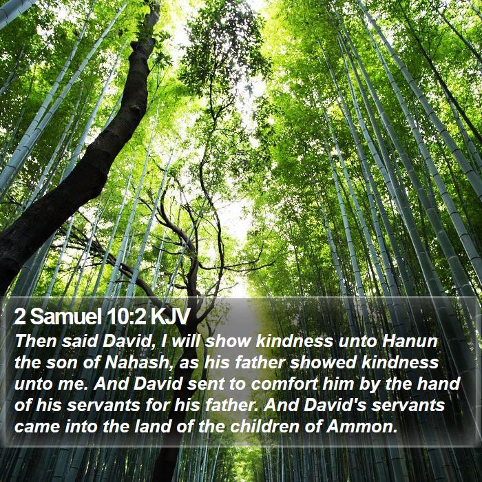 2 Samuel 10:2 KJV Bible Study