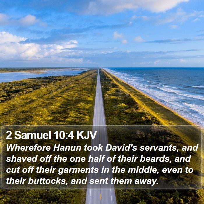 2 Samuel 10:4 KJV Bible Study