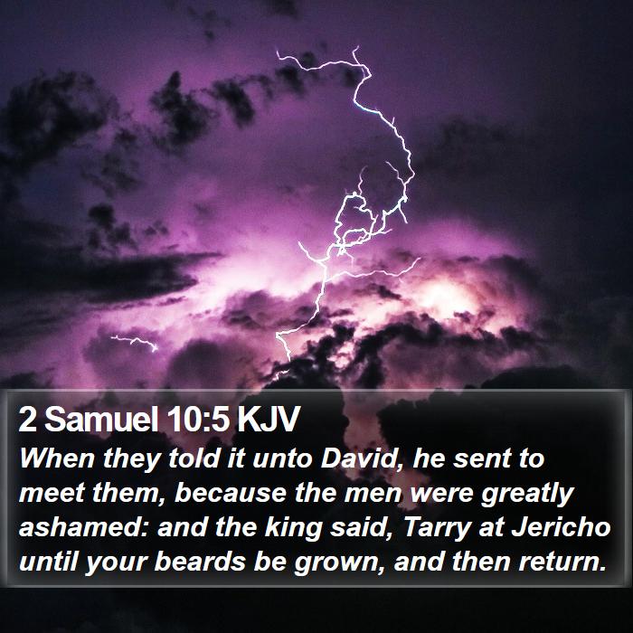 2 Samuel 10:5 KJV Bible Study