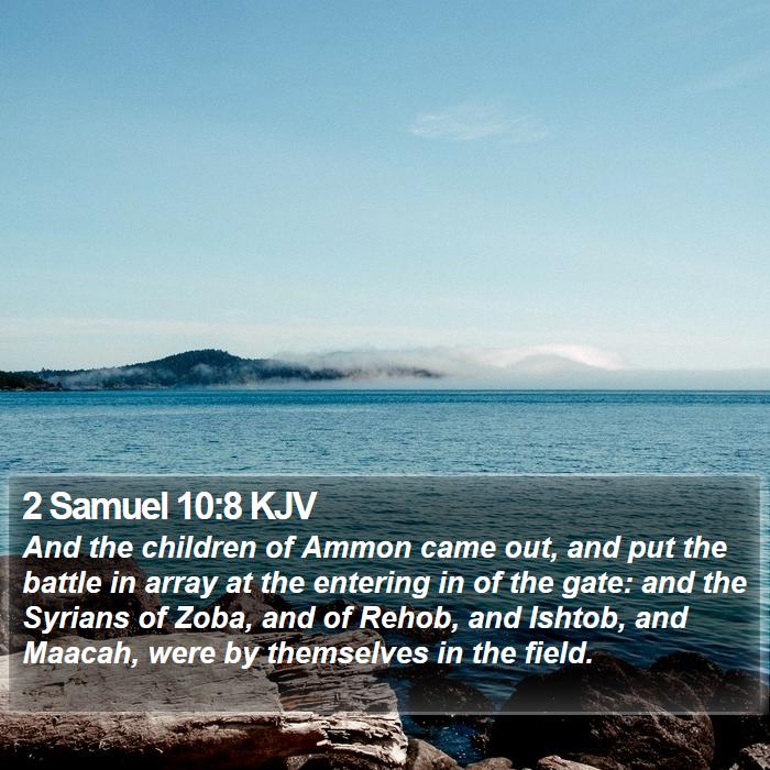 2 Samuel 10:8 KJV Bible Study