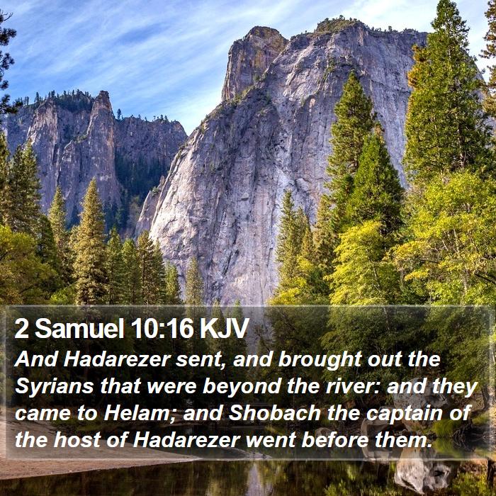 2 Samuel 10:16 KJV Bible Study