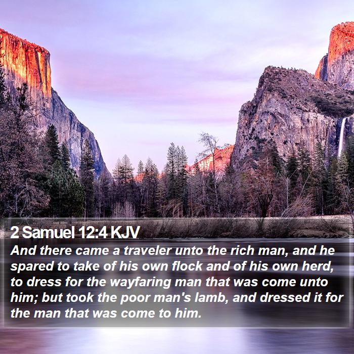 2 Samuel 12:4 KJV Bible Study