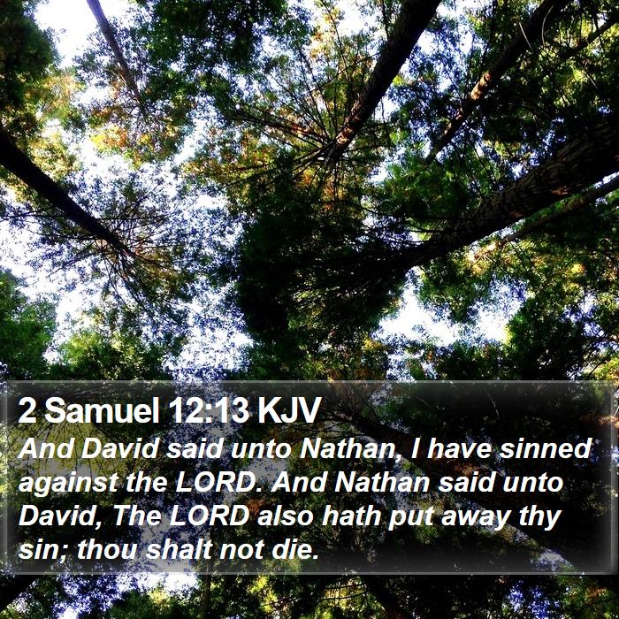 2 Samuel 12:13 KJV Bible Study