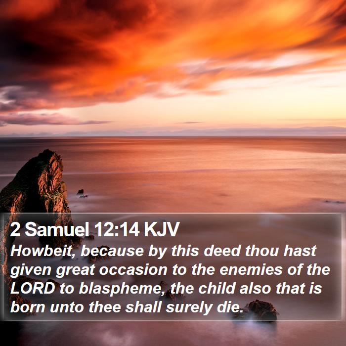 2 Samuel 12:14 KJV Bible Study