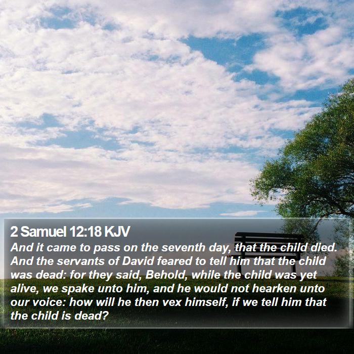 2 Samuel 12:18 KJV Bible Study