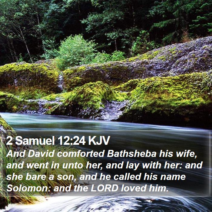 2 Samuel 12:24 KJV Bible Study