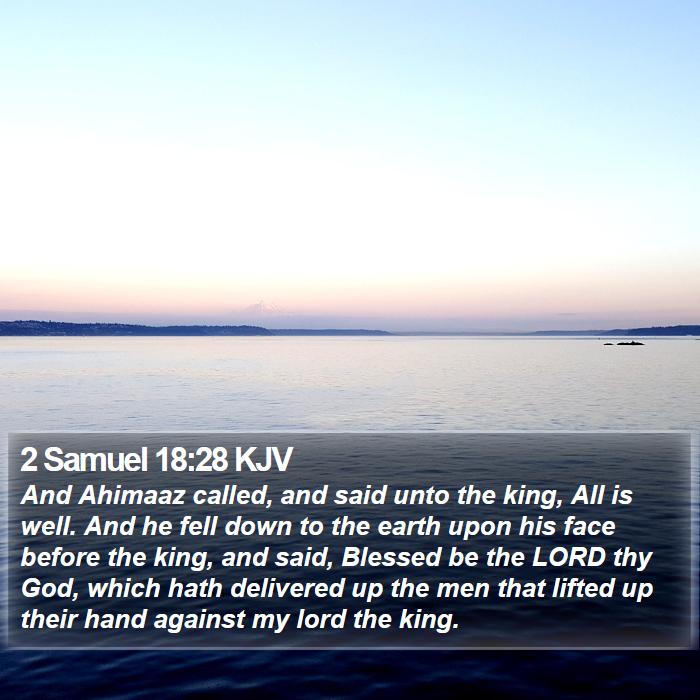 2 Samuel 18:28 KJV Bible Study