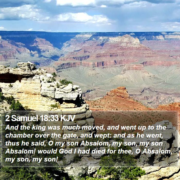 2 Samuel 18:33 KJV Bible Study