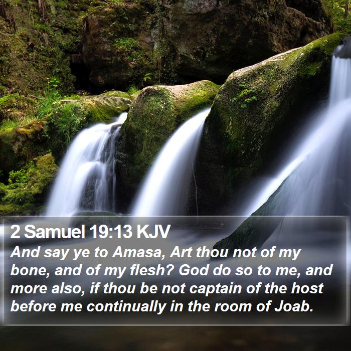 2 Samuel 19:13 KJV Bible Study