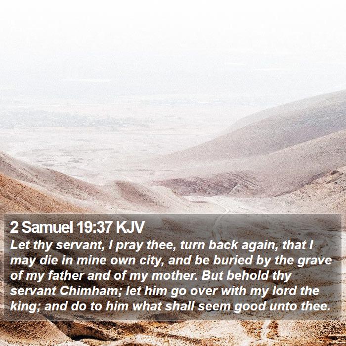 2 Samuel 19:37 KJV Bible Study