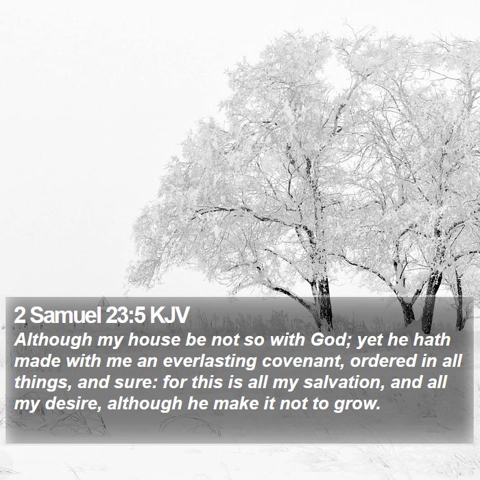 2 Samuel 23:5 KJV Bible Study