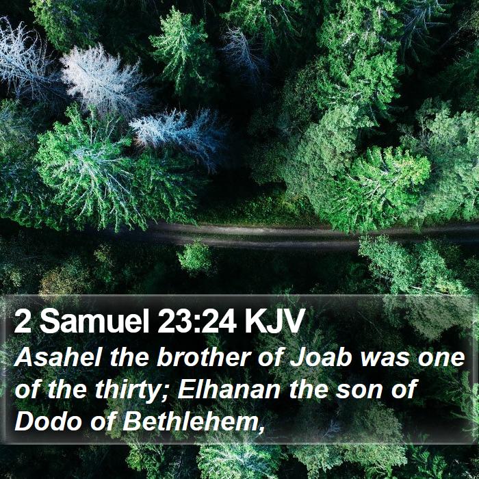 2 Samuel 23:24 KJV Bible Study