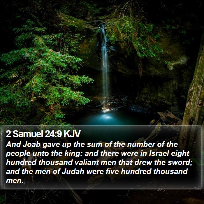 2 Samuel 24:9 KJV Bible Study