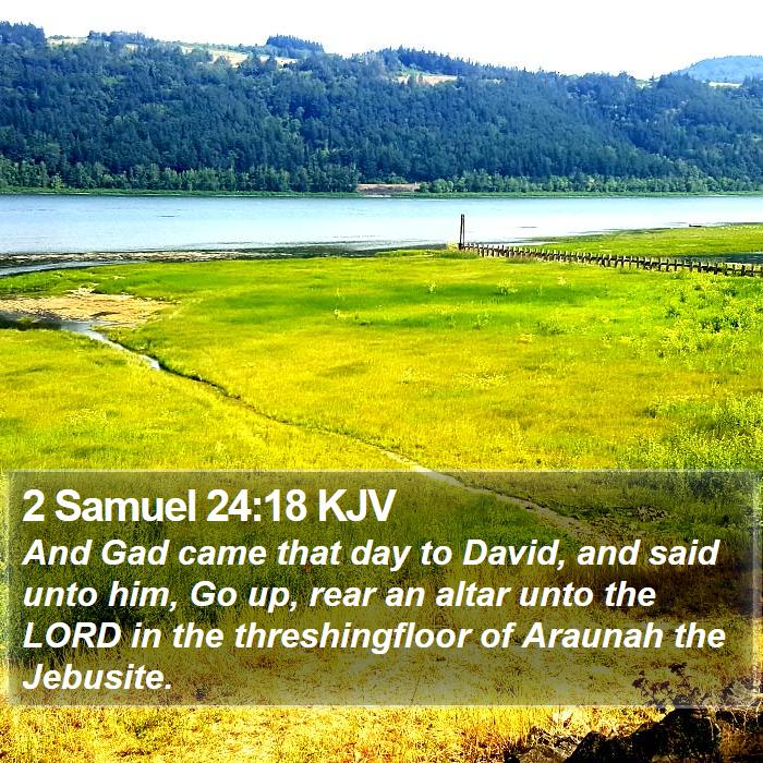 2 Samuel 24:18 KJV Bible Study