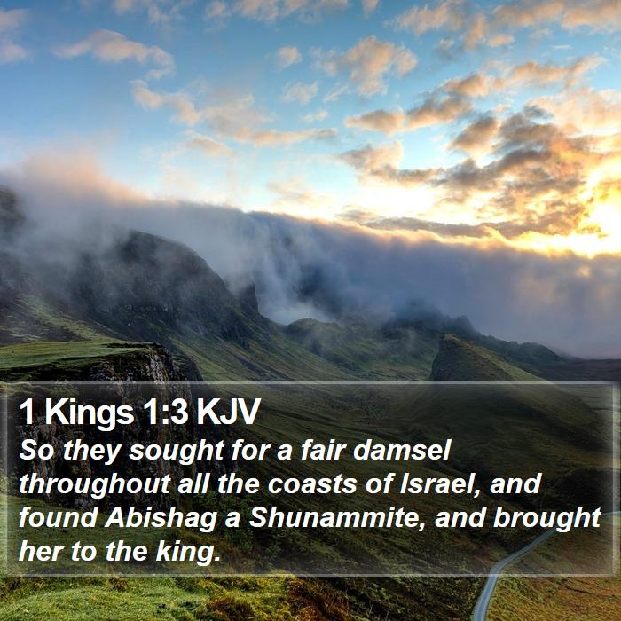 1 Kings 1:3 KJV Bible Study