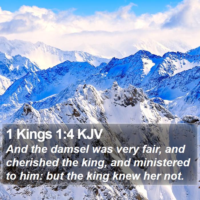 1 Kings 1:4 KJV Bible Study