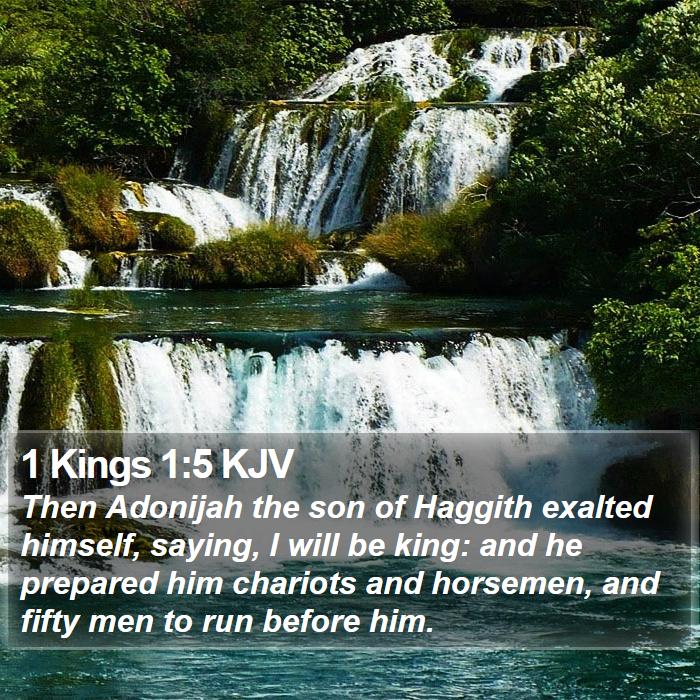 1 Kings 1:5 KJV Bible Study