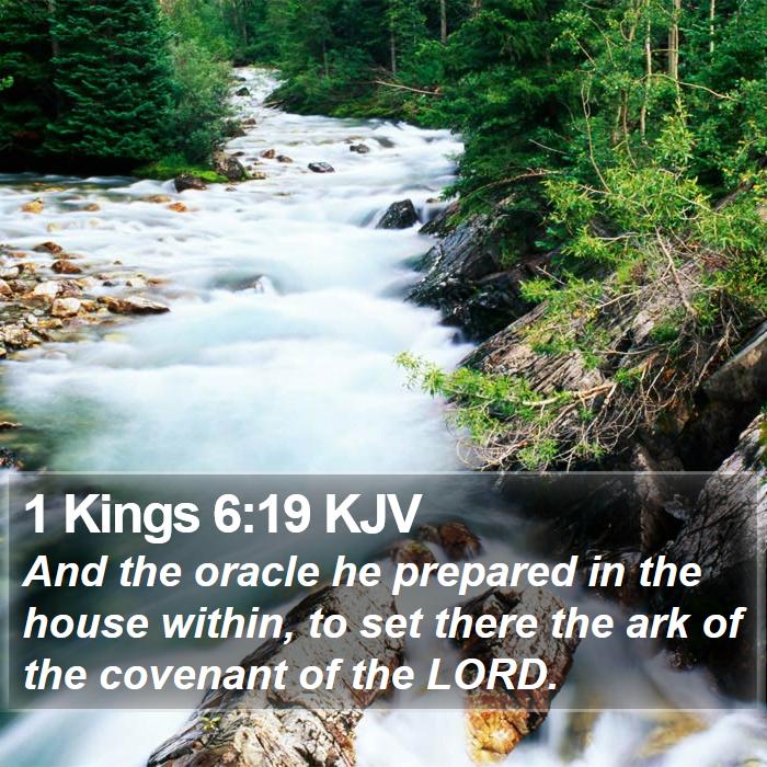 1 Kings 6:19 KJV Bible Study