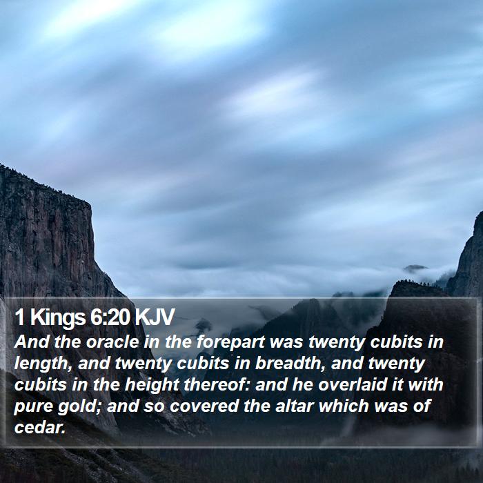 1 Kings 6:20 KJV Bible Study