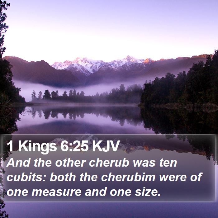 1 Kings 6:25 KJV Bible Study