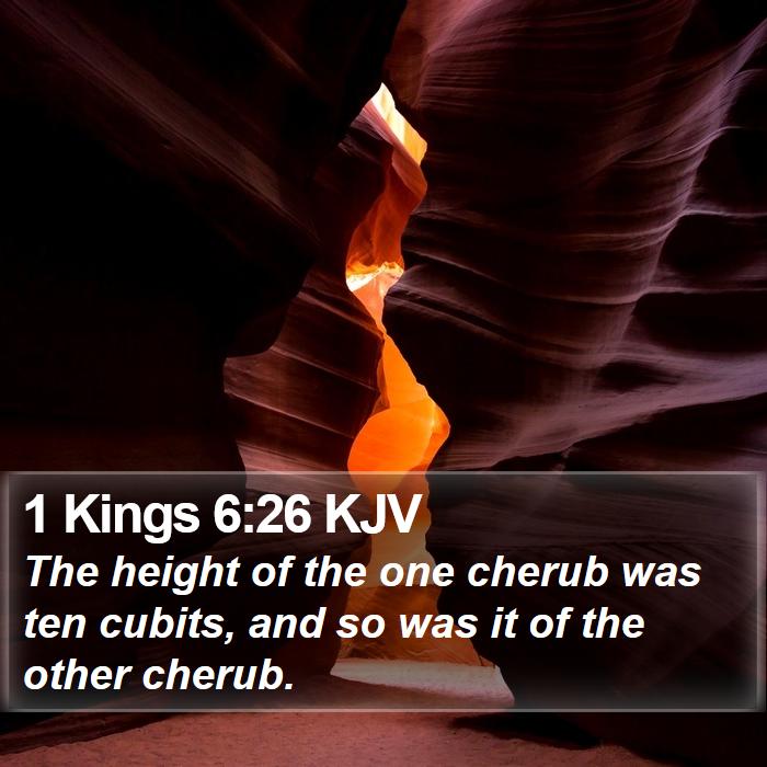 1 Kings 6:26 KJV Bible Study