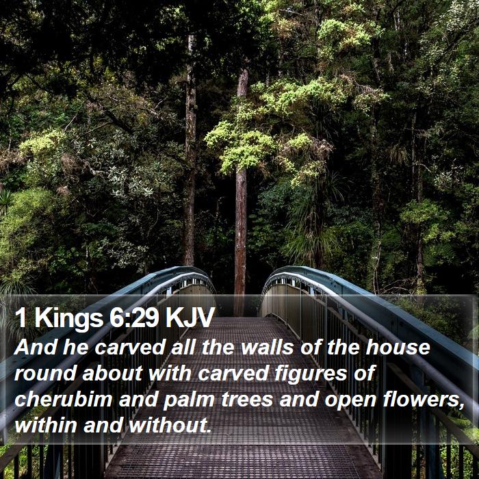 1 Kings 6:29 KJV Bible Study