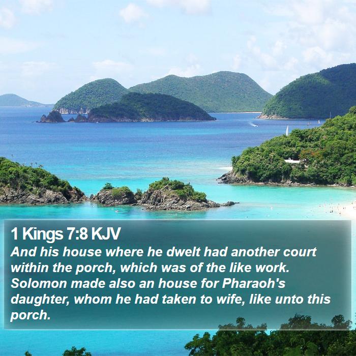 1 Kings 7:8 KJV Bible Study