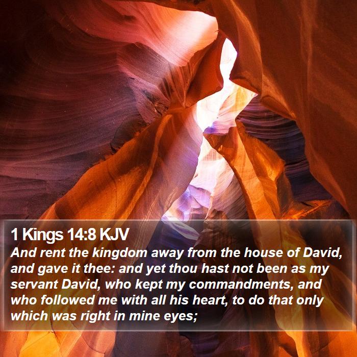 1 Kings 14:8 KJV Bible Study