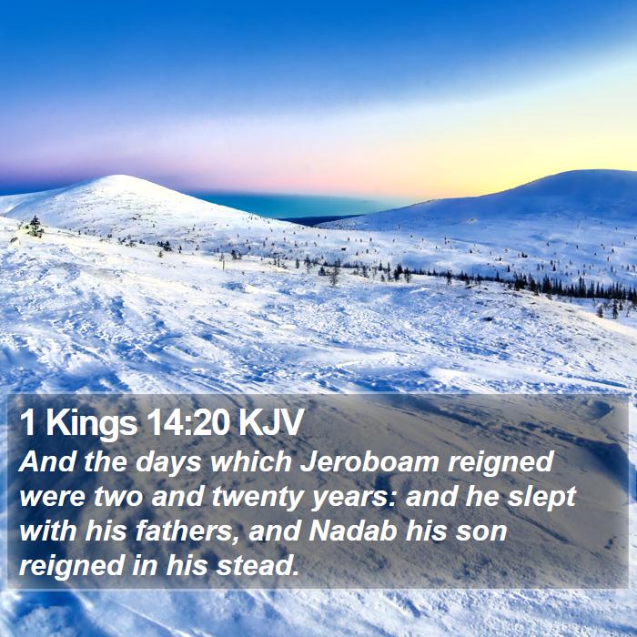 1 Kings 14:20 KJV Bible Study