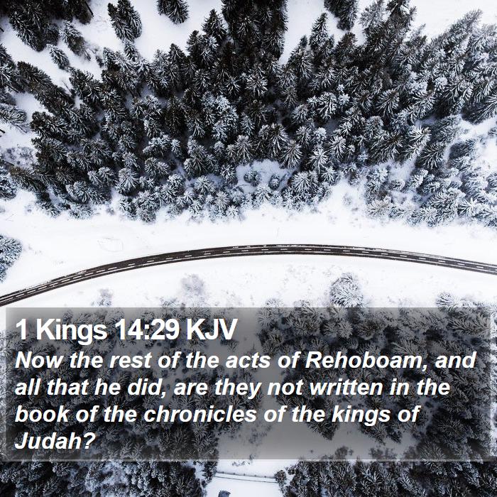 1 Kings 14:29 KJV Bible Study