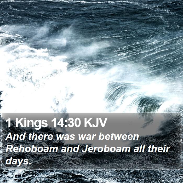 1 Kings 14:30 KJV Bible Study