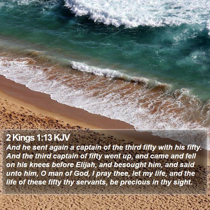 2 Kings 1:13 KJV Bible Study