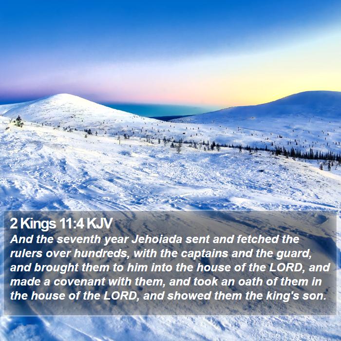 2 Kings 11:4 KJV Bible Study