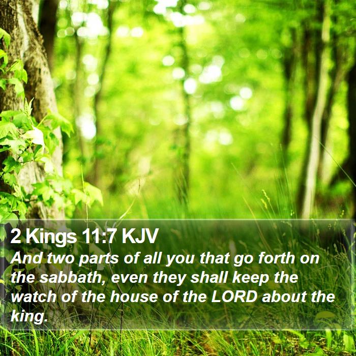 2 Kings 11:7 KJV Bible Study