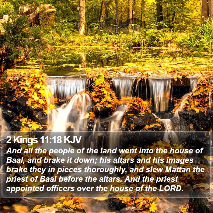 2 Kings 11:18 KJV Bible Study