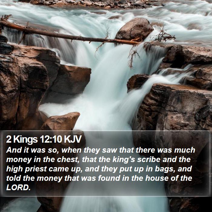 2 Kings 12:10 KJV Bible Study