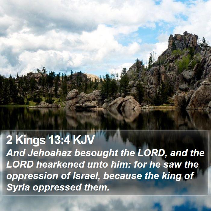 2 Kings 13:4 KJV Bible Study