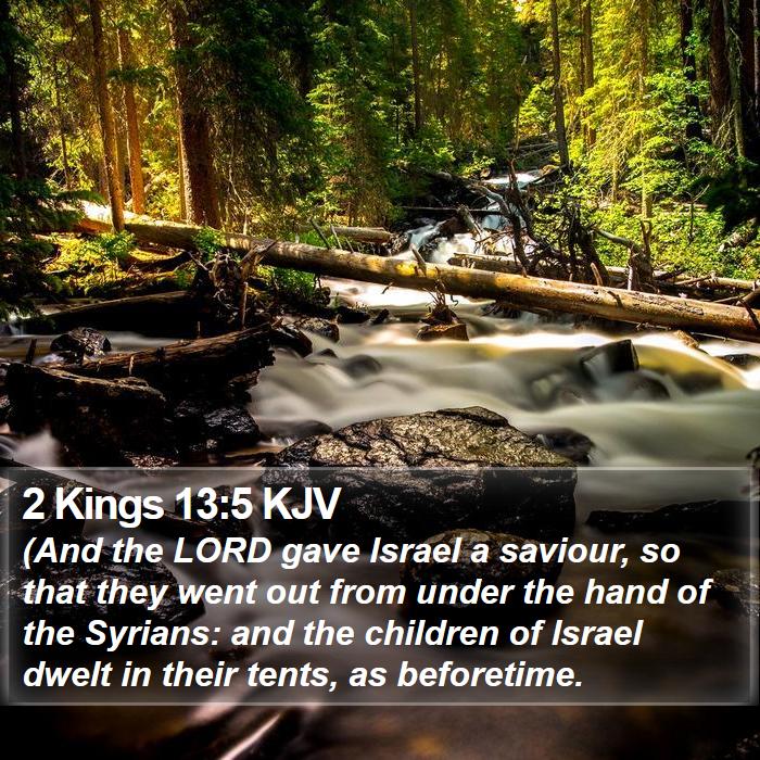 2 Kings 13:5 KJV Bible Study