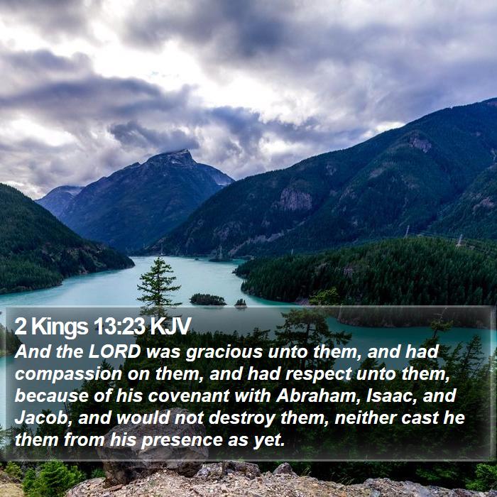 2 Kings 13:23 KJV Bible Study